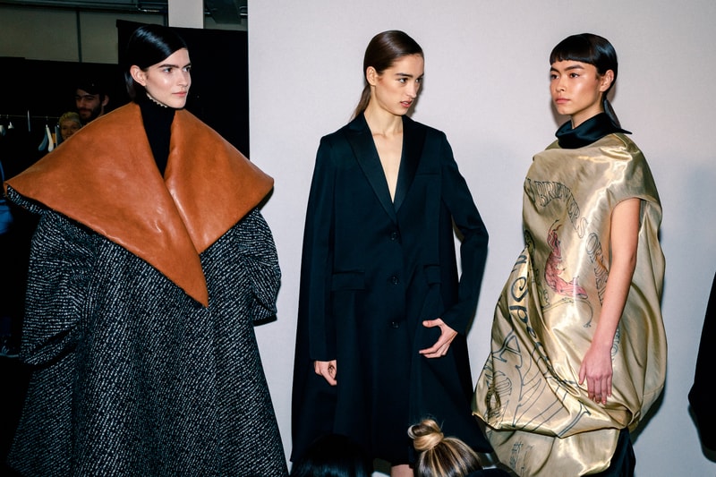 Backstage at JW Anderson Fall/Winter 2020 LFW Jonathan Anderson Collection Show London Fashion Week