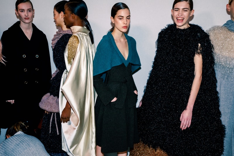 Backstage at JW Anderson Fall/Winter 2020 LFW Jonathan Anderson Collection Show London Fashion Week