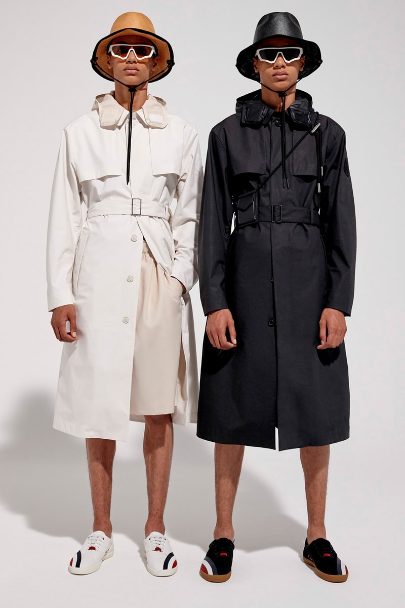 2 moncler 1952 genius womens mens collection trench coats puffer jackets outerwear navy blue hoodie maroon blue green sunglasses shades