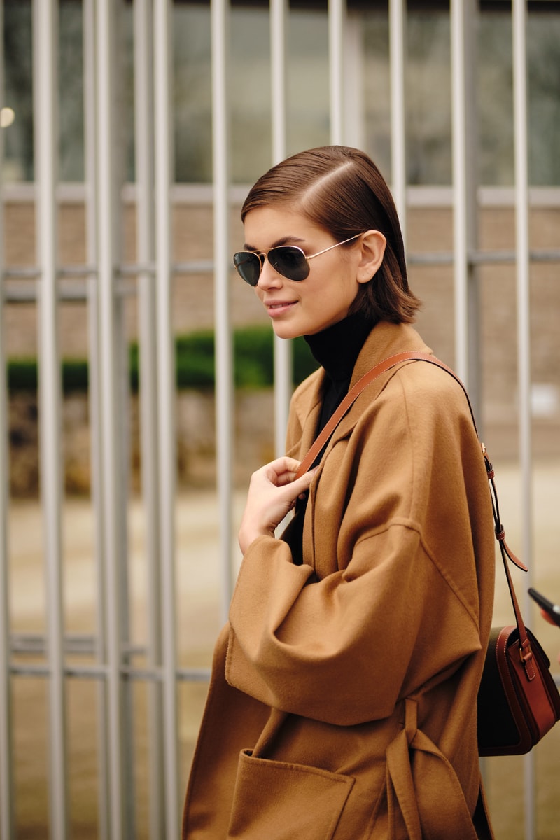 Paris Fashion Week Fall/Winter 2020 Street Style Kaia Gerber