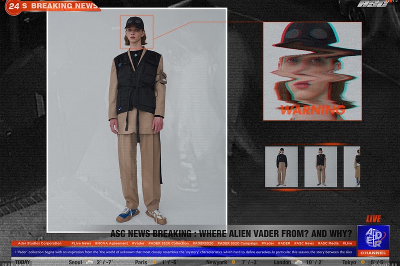 ader error spring summer vader collection space invaders game blazers suits black olive green tshirt shorts pants grey