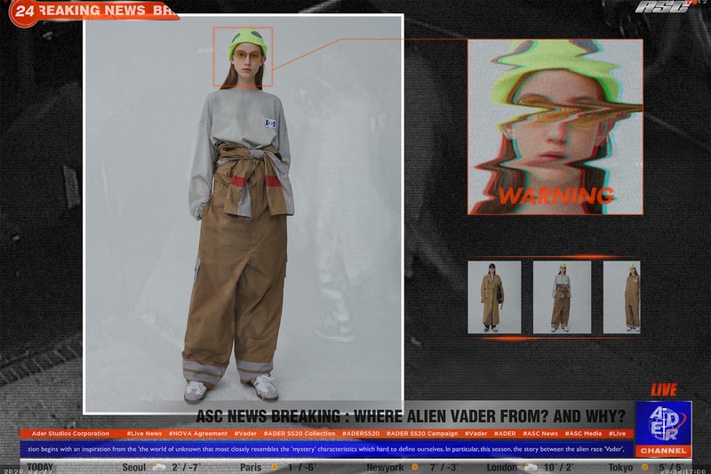 ader error spring summer vader collection space invaders game blazers suits black olive green tshirt shorts pants grey