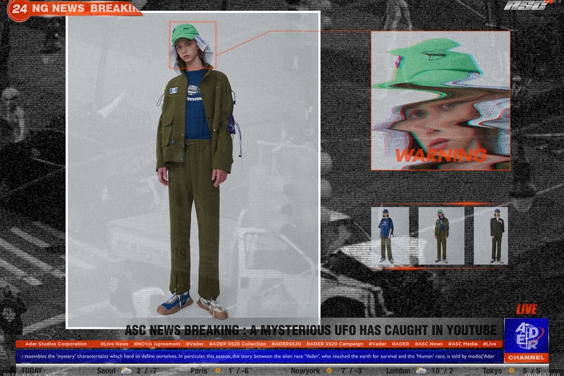ader error spring summer vader collection space invaders game blazers suits black olive green tshirt shorts pants grey