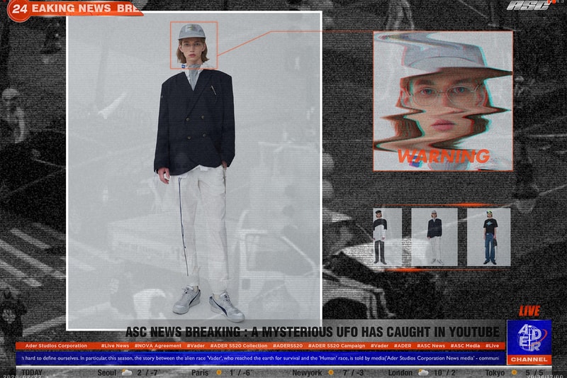 ader error spring summer vader collection space invaders game blazers suits black olive green tshirt shorts pants grey