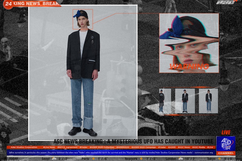 ader error spring summer vader collection space invaders game blazers suits black olive green tshirt shorts pants grey