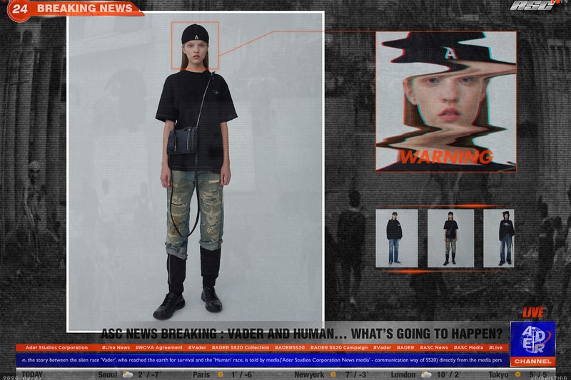 ader error spring summer vader collection space invaders game blazers suits black olive green tshirt shorts pants grey
