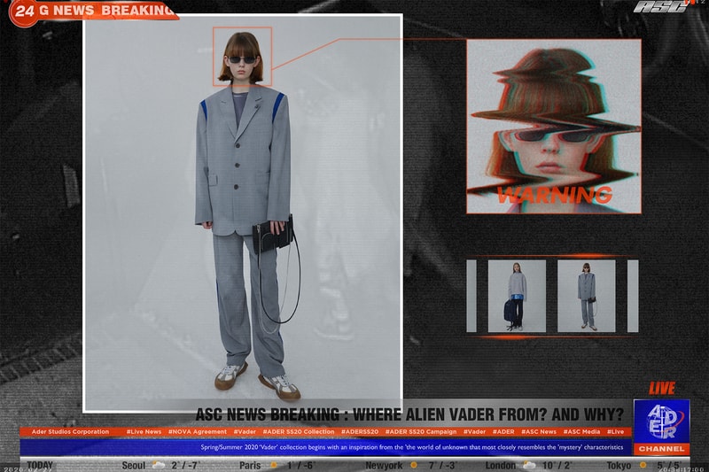 ader error spring summer vader collection space invaders game blazers suits black olive green tshirt shorts pants grey