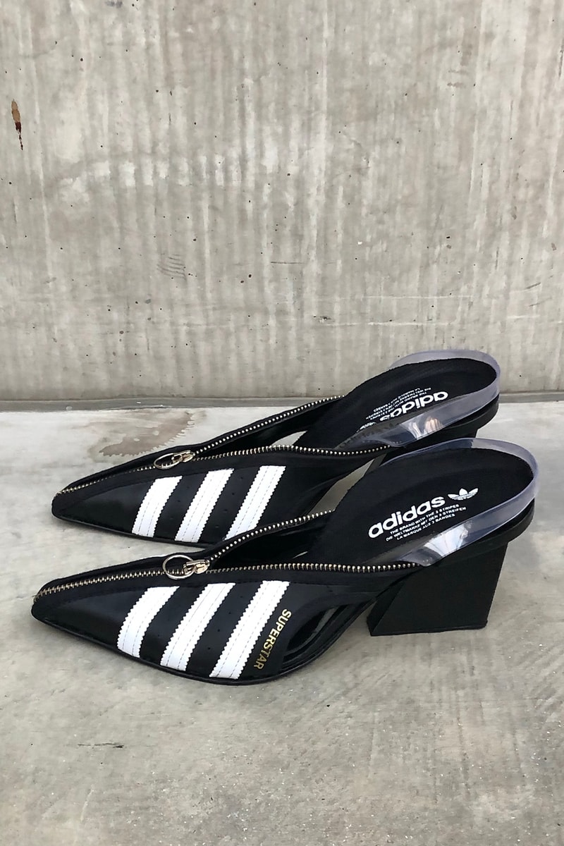 adidas x studio Marko Bakovic for Paolina Russo Fall/Winter 2020 Superstar Mule Black