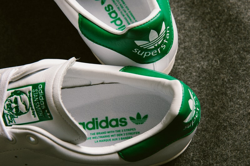 adidas superstan sneakers stan smith superstar white green