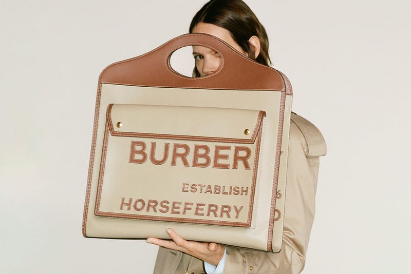 Burberry Crafts Its Signature Bags in Canvas for the SS20 Season