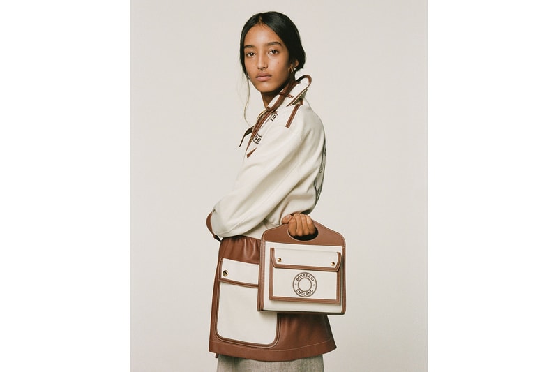 burberry canvas bags pocket peggy bucket anne crossbody spring summer designer purses riccardo tisci