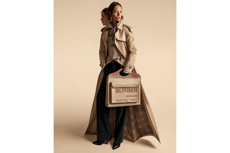 burberry canvas bags pocket peggy bucket anne crossbody spring summer designer purses riccardo tisci