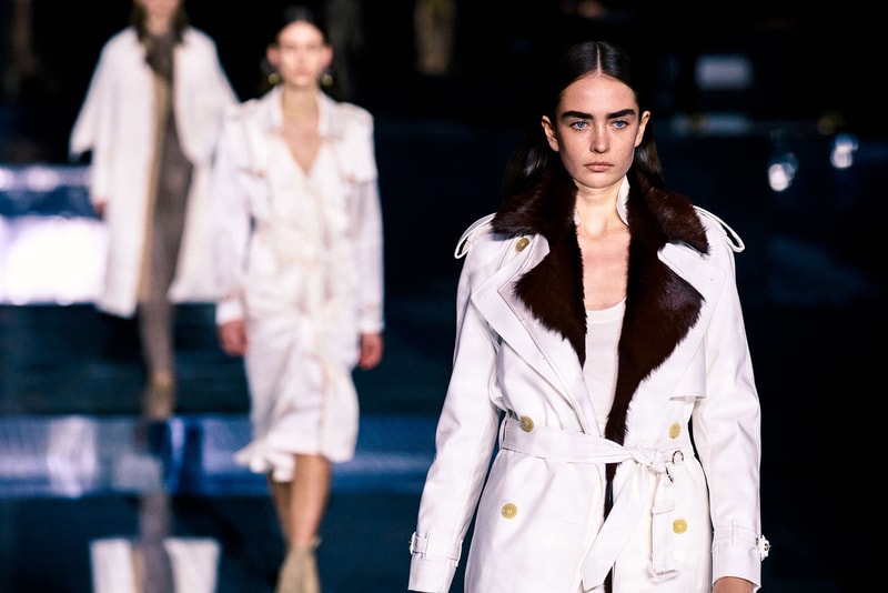 burberry fall winter london fashion week runway riccardo tisci carbon neutral sustainability