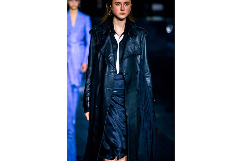 burberry fall winter london fashion week runway riccardo tisci carbon neutral sustainability