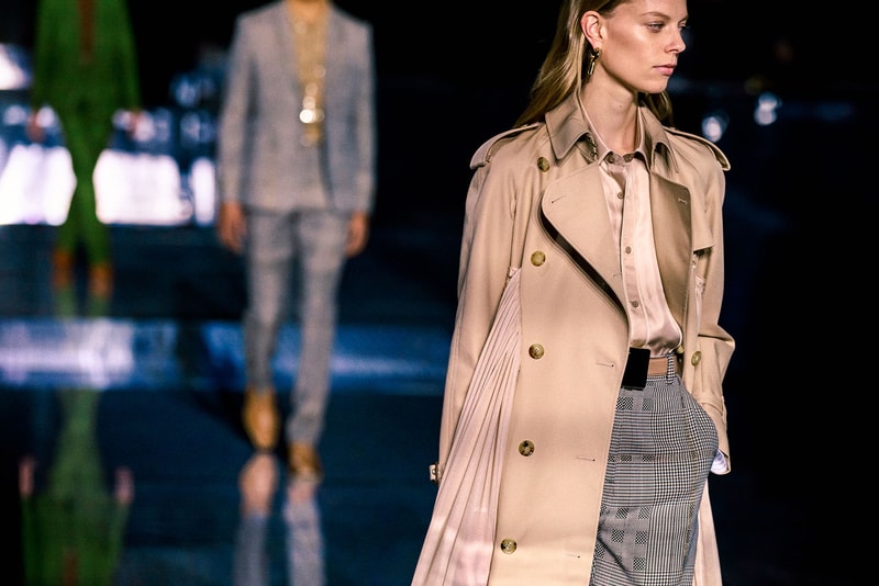 burberry fall winter london fashion week runway riccardo tisci carbon neutral sustainability