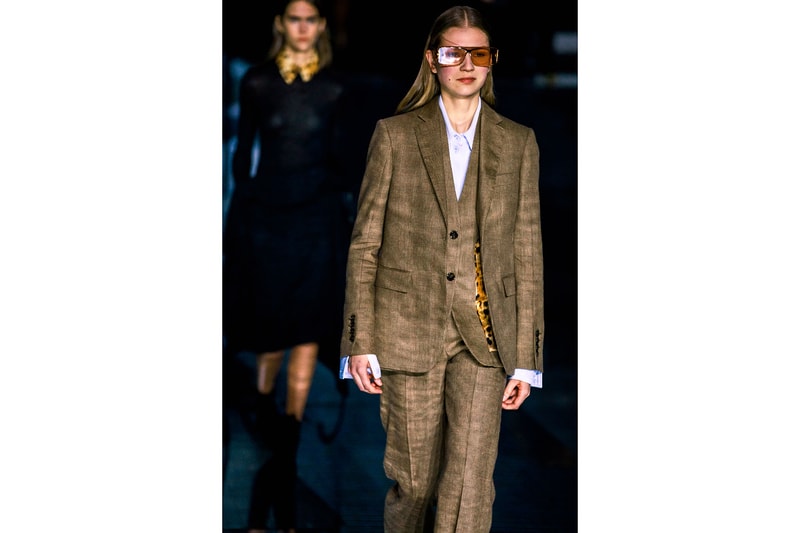 burberry fall winter london fashion week runway riccardo tisci carbon neutral sustainability