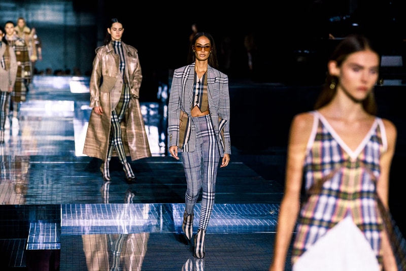 burberry fall winter london fashion week runway riccardo tisci carbon neutral sustainability