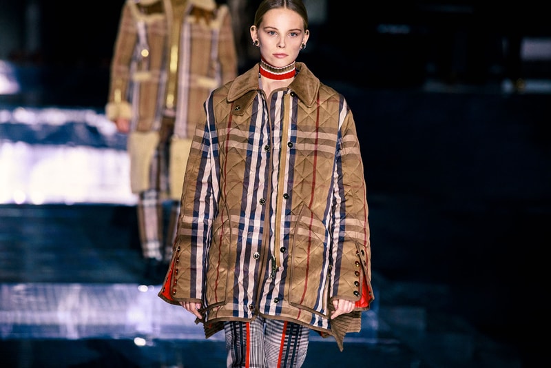 burberry fall winter london fashion week runway riccardo tisci carbon neutral sustainability