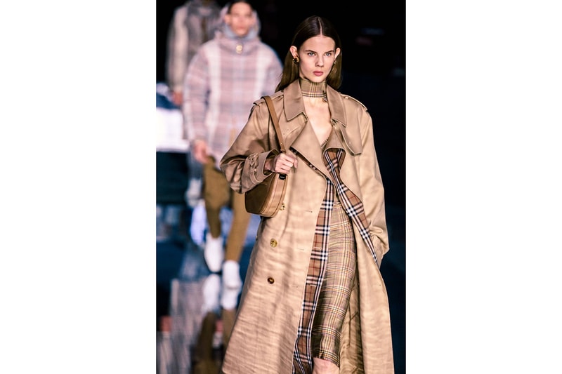 burberry fall winter london fashion week runway riccardo tisci carbon neutral sustainability