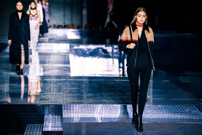burberry fall winter london fashion week runway riccardo tisci carbon neutral sustainability