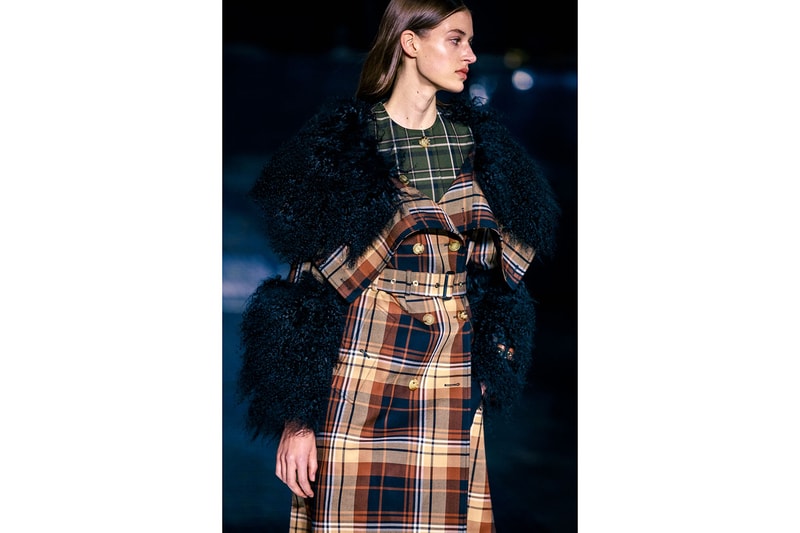 burberry fall winter london fashion week runway riccardo tisci carbon neutral sustainability