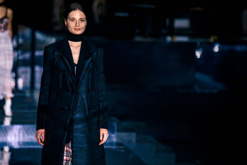 burberry fall winter london fashion week runway riccardo tisci carbon neutral sustainability