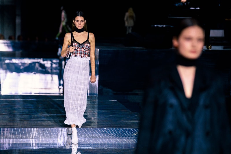 burberry fall winter london fashion week runway riccardo tisci carbon neutral sustainability
