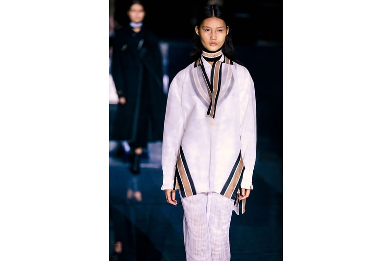 burberry fall winter london fashion week runway riccardo tisci carbon neutral sustainability