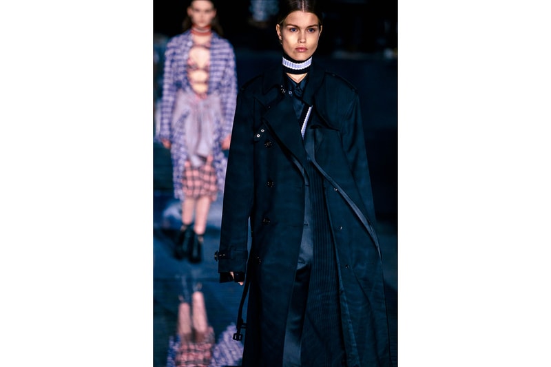 burberry fall winter london fashion week runway riccardo tisci carbon neutral sustainability