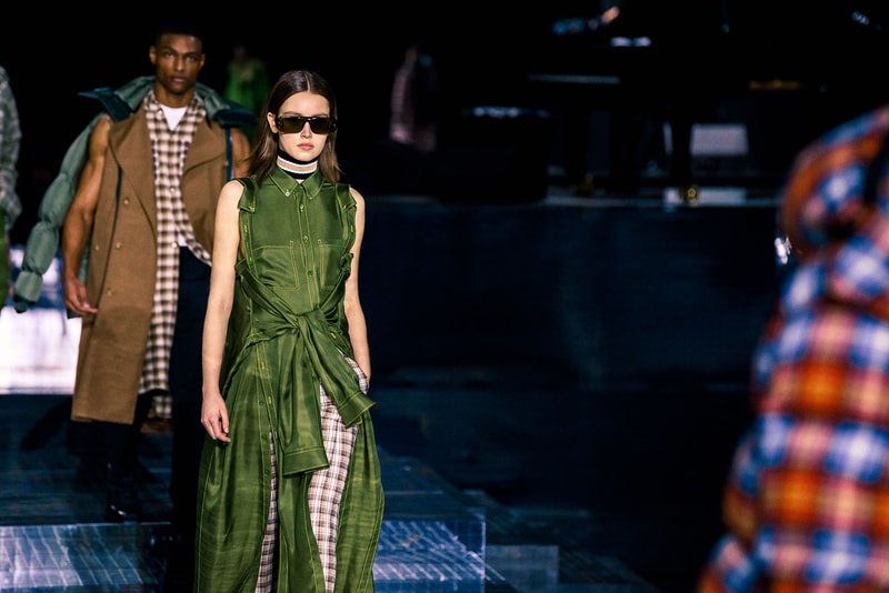 burberry fall winter london fashion week runway riccardo tisci carbon neutral sustainability