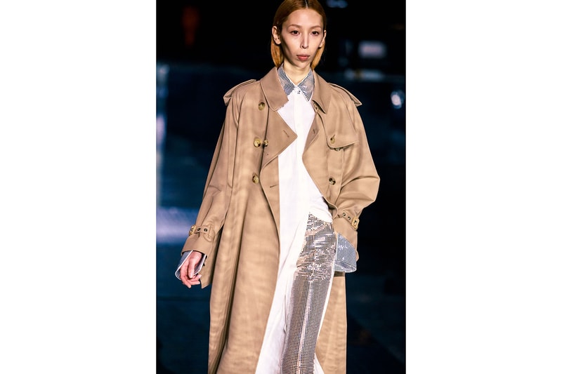 burberry fall winter london fashion week runway riccardo tisci carbon neutral sustainability