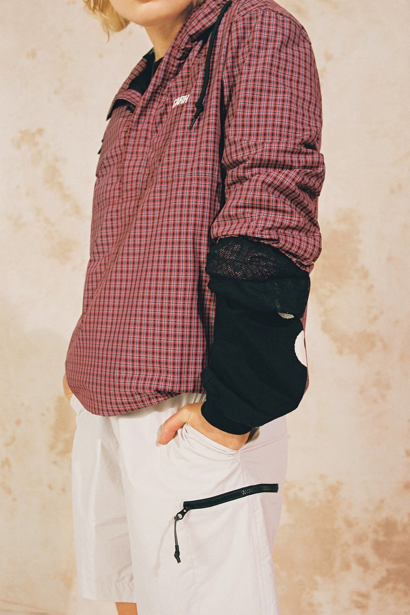 Carhartt WIP Spring/Summer 2020 Collection Alistair Pullover Check Black Red Jaden Short Pebble