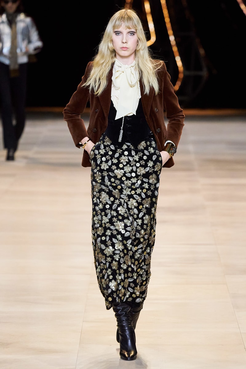 CELINE Fall/Winter 2020 Runway Collection Show Paris Fashion Week Hedi Slimane