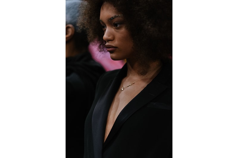 christopher john rogers fall winter new york fashion week nyfw collection backstage makeup hair