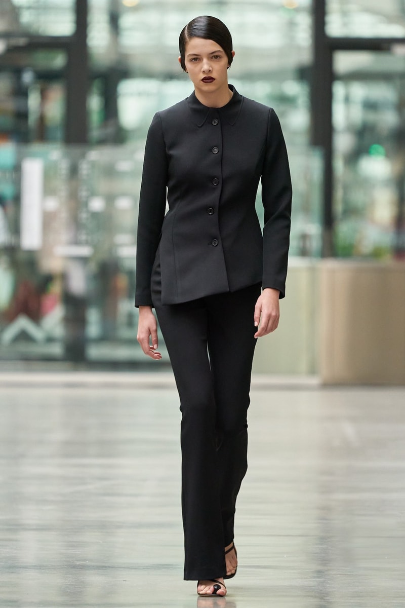 coperni sebastien meyer arnaud vaillant paris fashion week fall winter collectionblack suit jacket pants
