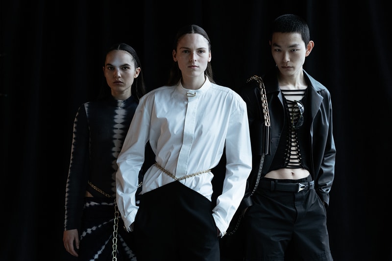 dion lee new york fashion week nyfw fall winter collection backstage makeup hair