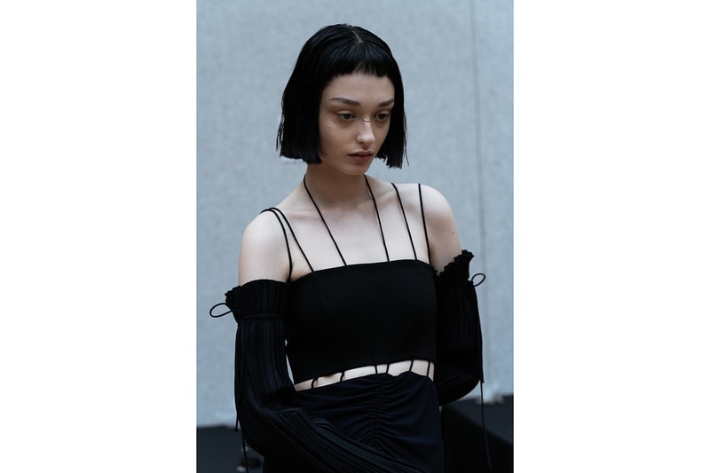 dion lee new york fashion week nyfw fall winter collection backstage makeup hair