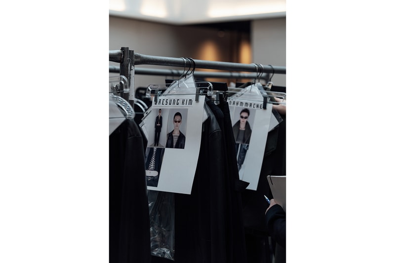 dion lee new york fashion week nyfw fall winter collection backstage makeup hair