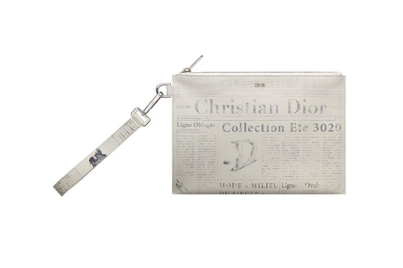 dior newspaper pouch