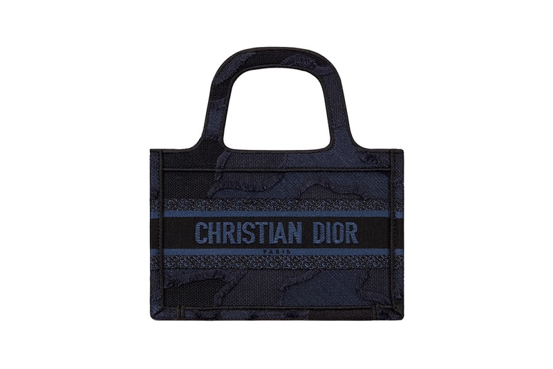 Dior Mini Book Tote Camouflage Canvas