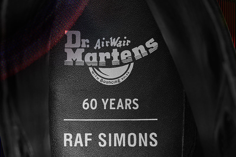 dr martens raf simons collaboration the 1460 boot black leather shoes