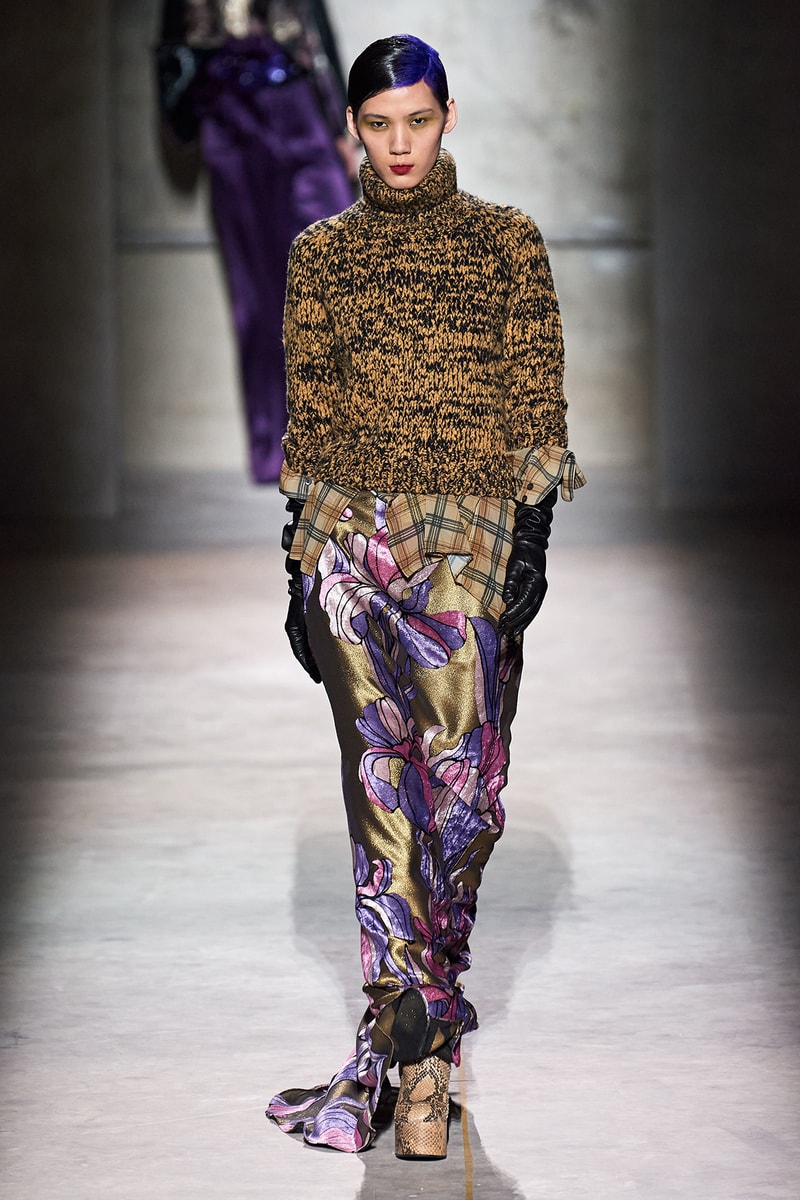 Dries Van Noten Fall/Winter 2020 Collection Runway Show Knit Sweater