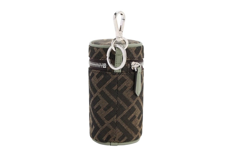 Fendi Logo Monogram Can Holder Bag Clip 