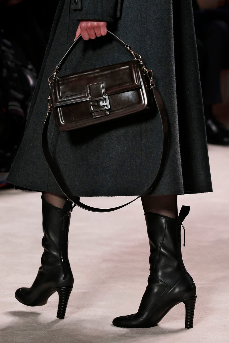 Fendi Fall/Winter 2020 Collection Bags Accessories Peekaboo Patent Leather Black