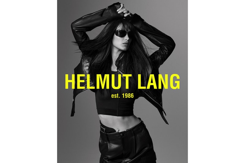 helmut lang bella hadid spring summer campaign ethan james green 