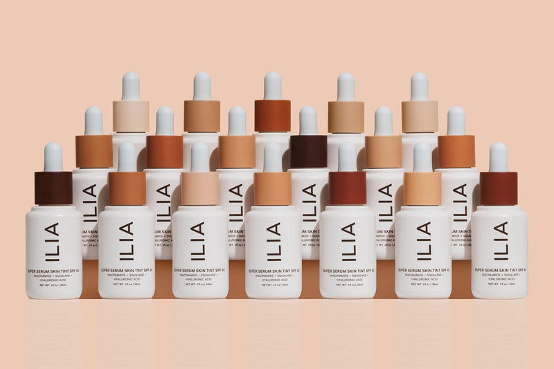 ilia beauty super serum skin tint spf 40 makeup skincare vegan 
