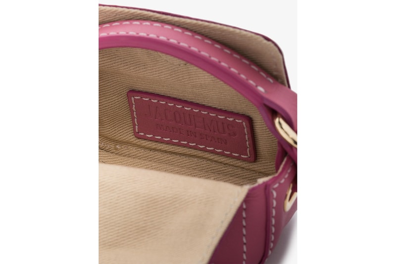 jacquemus pink le nani leather mini designer bag accessory 