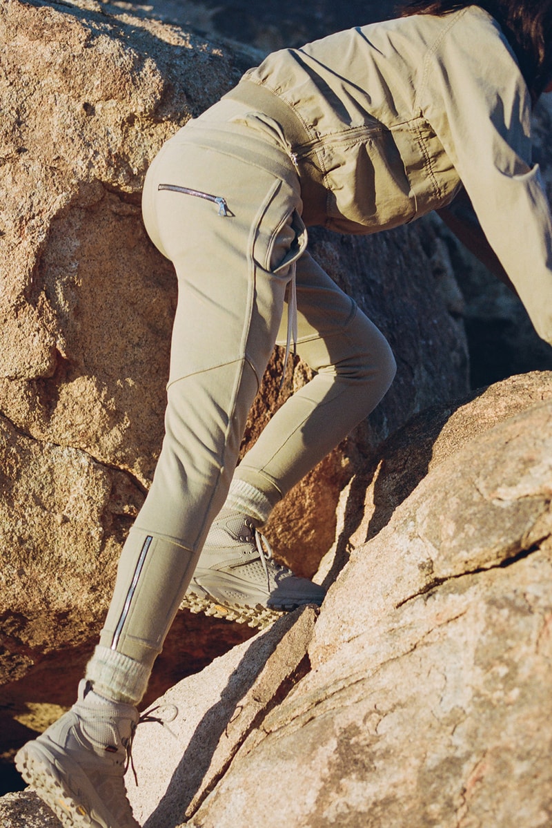 john elliott spring summer collection tank top cargo pants denim jacket dress boots dusty pink green beige joshua tree doolittle house