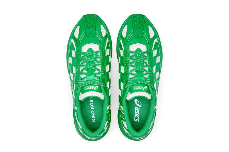 asics x Kiko Kostadinov Collaboration Campaign Green White Sneaker Release