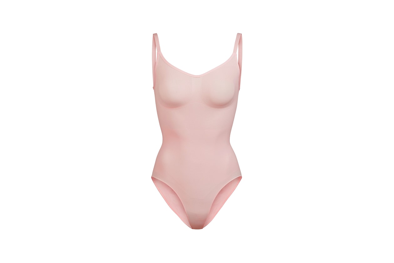 SKIMS Kim K. Bodysuit Brief w/Snaps Color Neon Pink Size L/XL SH-BSB-0348  NWOT